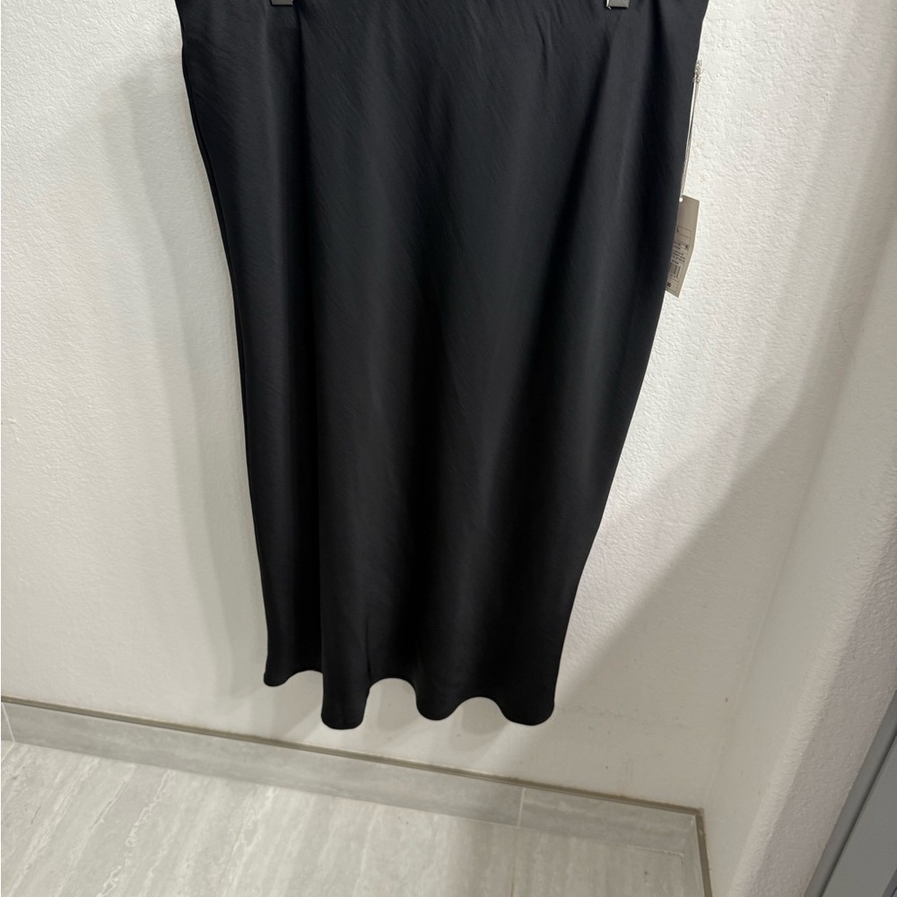 a new day Black Midi Skirt